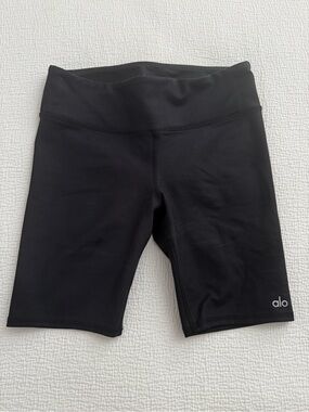 ALO Yoga Black High-Rise Bike Shorts